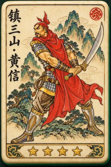 Huang Xin, Guardian of Three Mountains: hero flower tile portrait