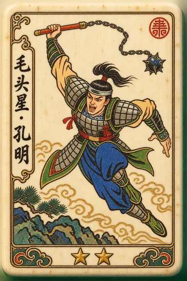 공명(모두성) 호걸 화패 일러스트
